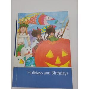 Childcraft Volume 9 Holidays And‎ Birthdays Hardcover 1989 Very Good Homeschool